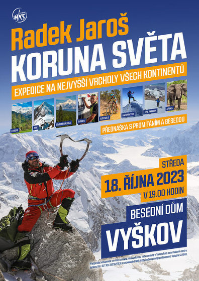 Plakát události Radek Jaroš: Koruna světa