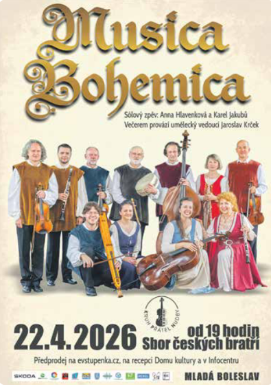 Plakát události Musica Bohemica