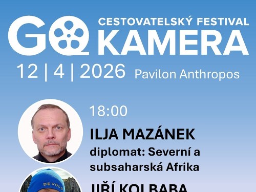 Plakát události GO Kamera 2026 | Mazánek, Kolbaba, Kukura