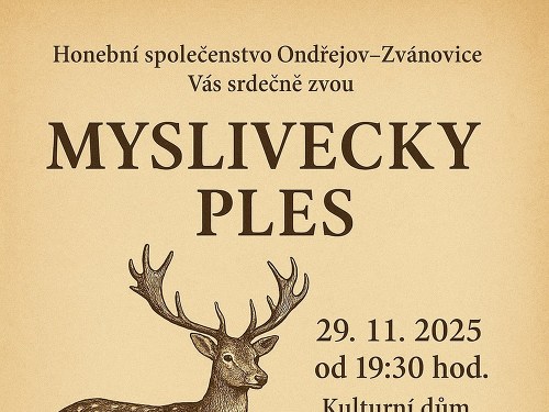 Plakát události Myslivecký ples
