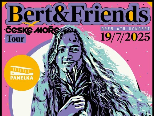 Plakát události Bert & Friends na Panelce