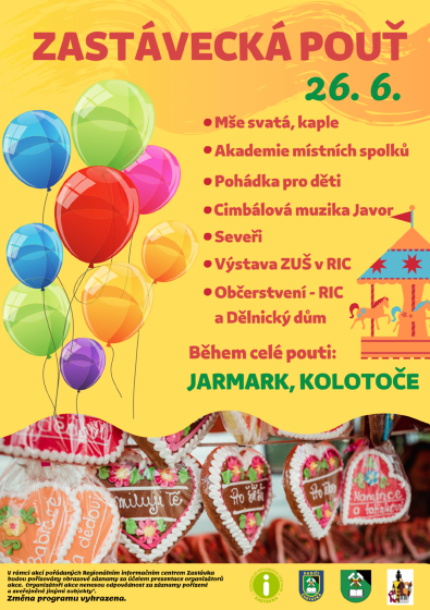 Plakát události Zastávecká pouť