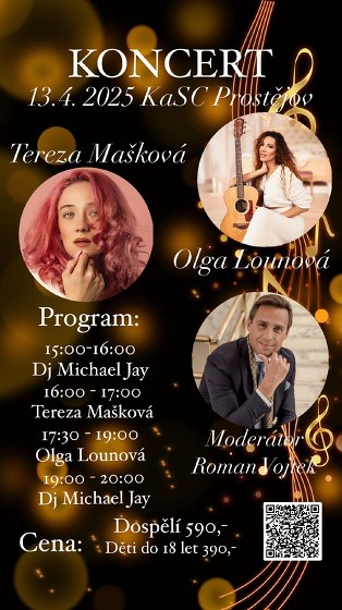 Plakát události Koncert Terezy Maškové a Olgy Lounové