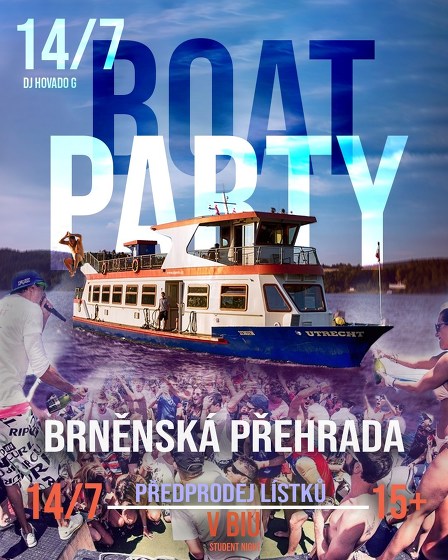 Plakát události Boat party