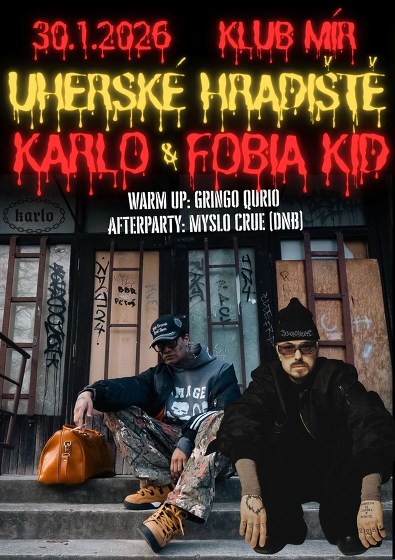 Plakát události KARLO & FOBIA KID