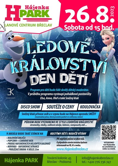 Plakát události Dětský den LEDOVÉ KRÁLOVSTVÍ