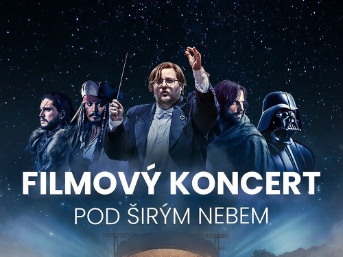 Plakát události Koncert filmové hudby pod širým nebem | Blatná