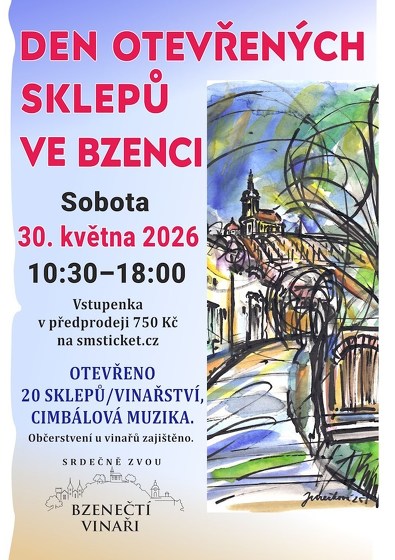 Plakát události Den otevřených sklepů ve Bzenci