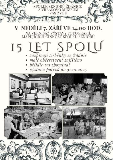 Plakát události 15 let spolu