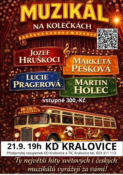 Plakát události MUZIKÁL NA KOLEČKÁCH