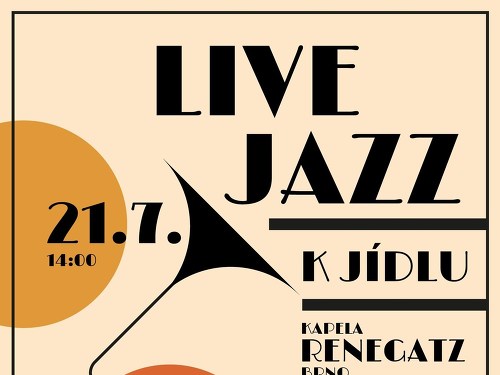 Plakát události Jazz k nedělnímu jídlu