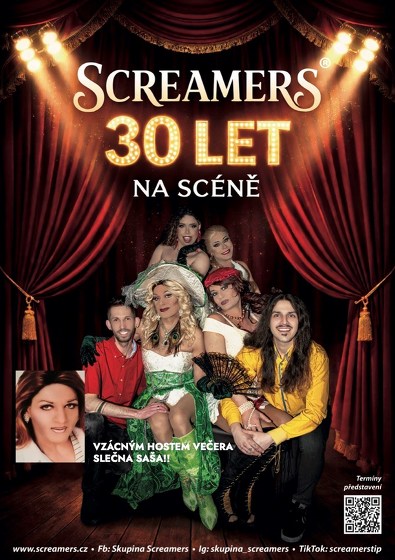 Plakát události Screamers - 30 LET NA SCÉNĚ!