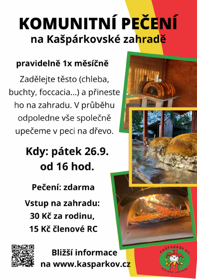 Plakát události Komunitní pečení