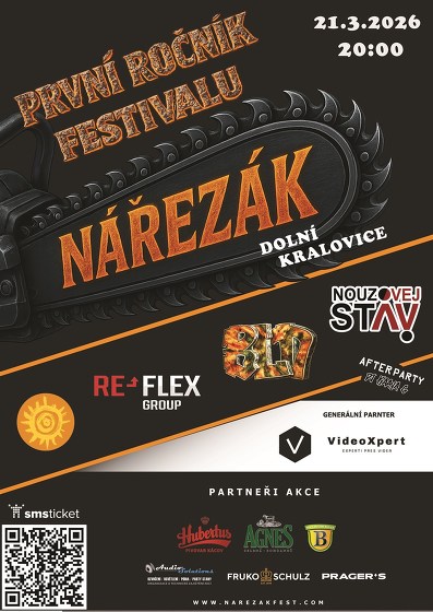 Plakát události NÁŘEZÁK - hudební festival