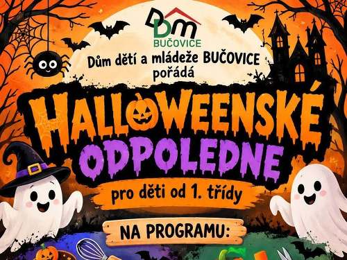 Plakát události Halloweenské odpoledne
