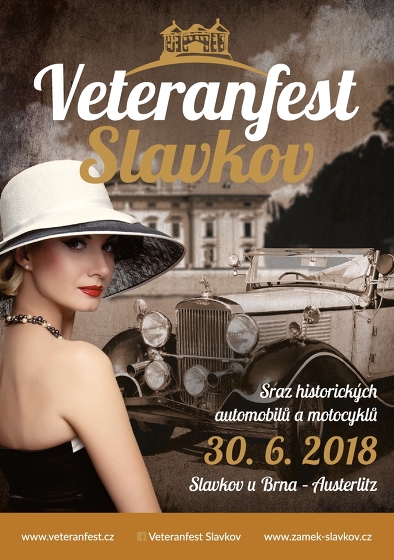 Plakát události Veteranfest Slavkov