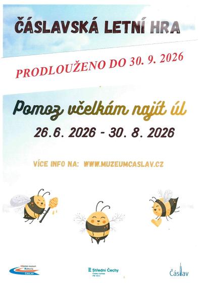 Plakát události Čáslavská letní hra PRODLOUŽENA!