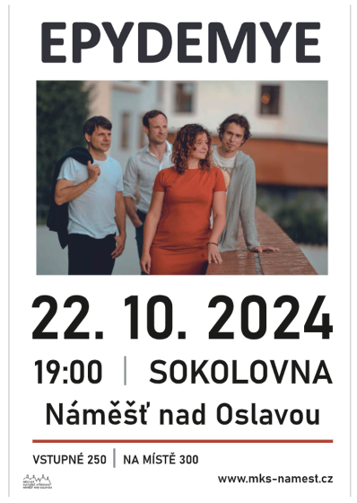 Plakát události Epydemye - koncert