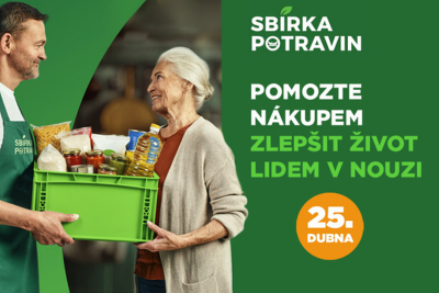 Plakát události Sbírka potravin v Rajhradě