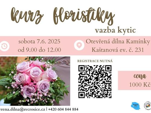 Plakát události Floristický kurz - vazba kytic