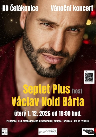 Plakát události Vánoční koncert Septet Plus a Václav Noid Bárta