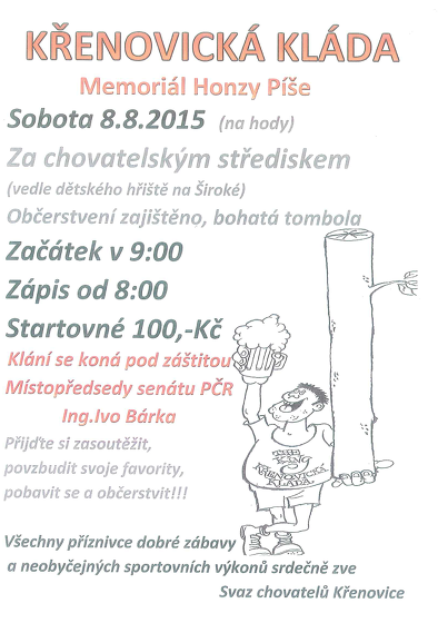 Plakát události Křenovická kláda