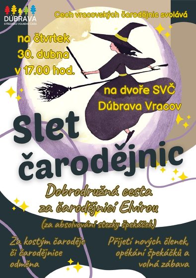 Plakát události Slet čarodějnic