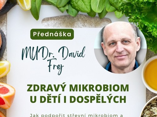 Plakát události Zdravý mikrobiom u dětí i dospělých