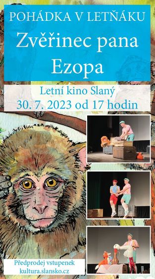 Plakát události Pohádka v Letňáku: Zvěřinec pana Ezopa