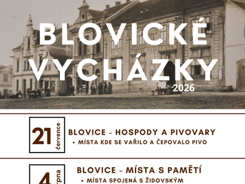 Plakát události Blovické vycházky