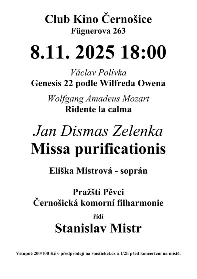 Plakát události Dušičkový koncert