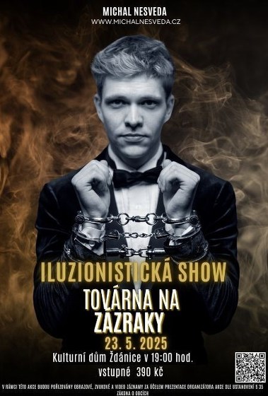 Plakát události Michal Nesveda - Továrna na zázraky