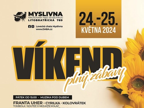 Plakát události Víkend plný zábavy