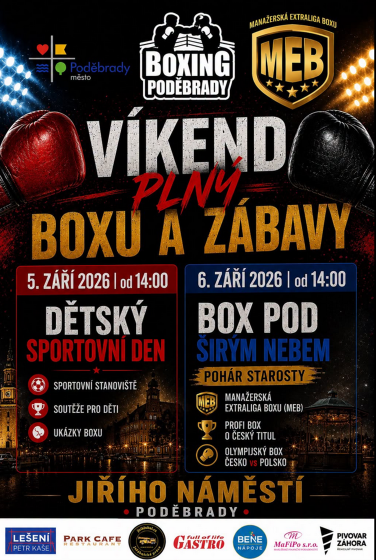 Plakát události Víkend plný boxu a zábavy