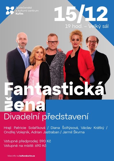 Plakát události Fantastická žena | divadelní představení