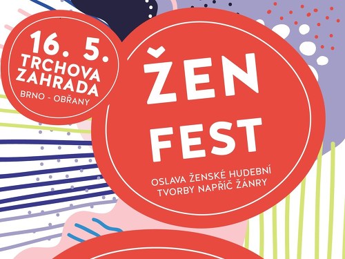 Plakát události Ženfest pod třešní 2026