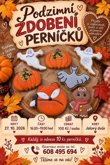 Plakát události Podzimní zdobení perníčků
