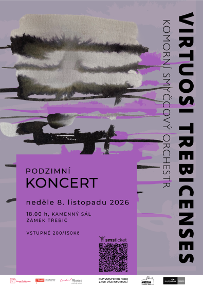 Plakát události Podzimní koncert s Virtuosi Trebicenses