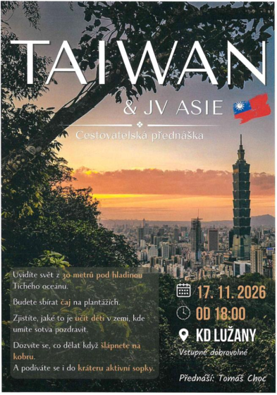 Plakát události Taiwan & JV Asie