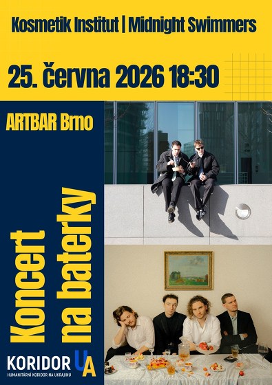 Plakát události Koncert na baterky | benefiční akce Koridor UA