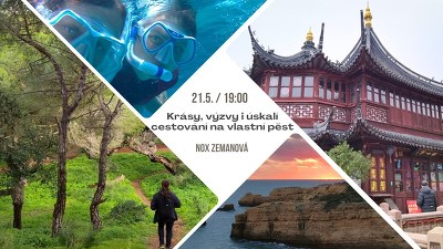 Plakát události Krásy, výzvy i úskalí cestování na vlastní pěst