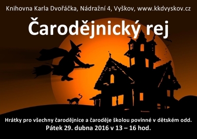 Plakát události Čarodějnický rej 