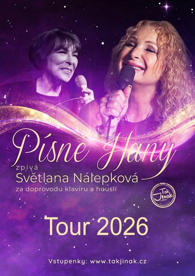 Plakát události Písně Hany / zpívá Světlana Nálepková