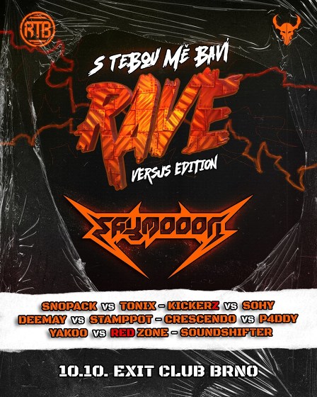 Plakát události S Tebou Mě Baví RAVE w/ SAYMOOON (sk)