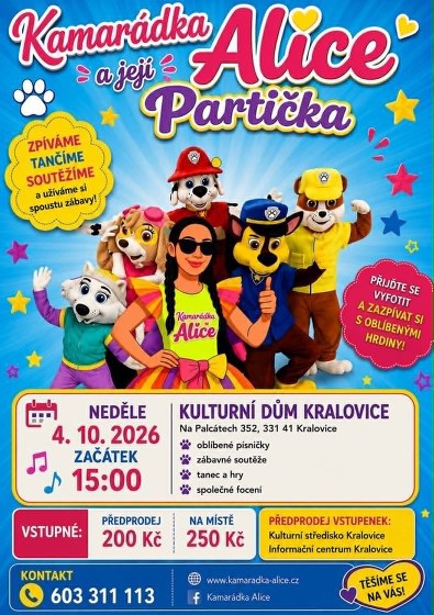 Plakát události Kamarádka Alice a její partička