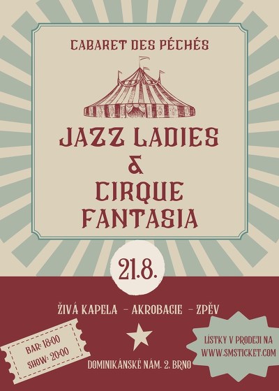 Plakát události Jazz Ladies & Cirque Fantasia