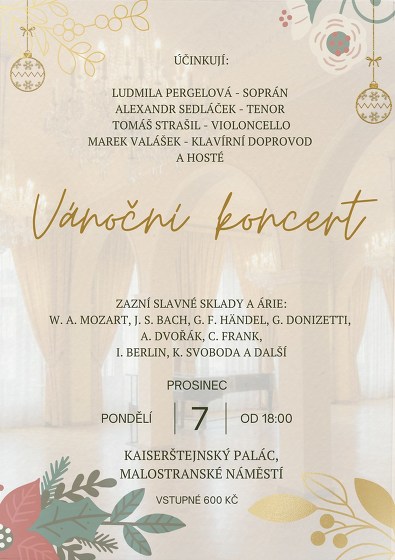 Plakát události Vánoční koncert