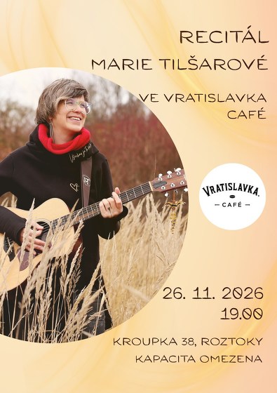 Plakát události Marie Tilšarová - Roztoky - recitál