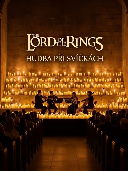 Plakát události Hudba Pána Prstenů při svíčkách