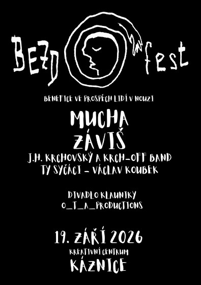 Plakát události BEZDfest 26 - benefice pro lidi v nouzi